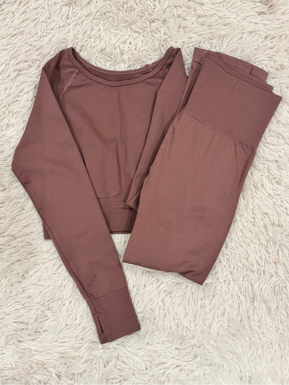 Seamless Active Set - Dusty Mauve